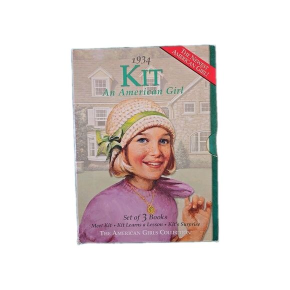 American Girl KIT Book Box Set of 3 with Sleeve Vtg 2000 Pleasant Company Gift - Picture 1 of 12